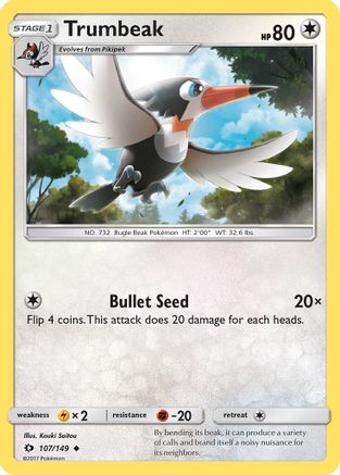 Trumbeak 107/149 SM Base Set - Uncommon
