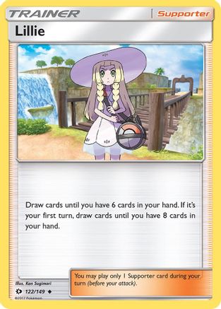 Lillie 122/149 - Reverse Holofoil SM Base Set - Uncommon