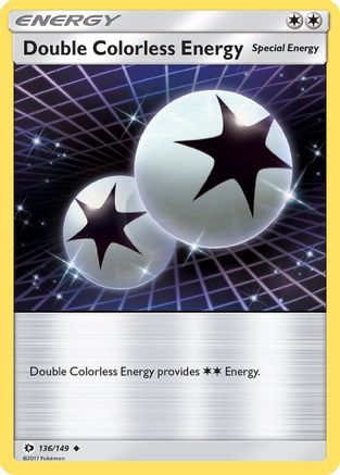 Double Colorless Energy 136/149 SM Base Set - Uncommon