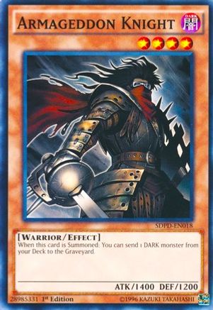 Armageddon Knight (SDPD-EN018) - Structure Deck: Pendulum Domination 1st Edition