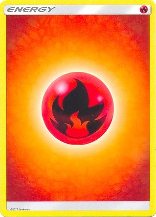 Fire Energy (2017 Unnumbered) 165 SM Base Set - Common
