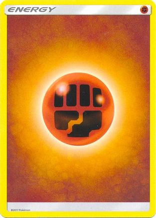 Fighting Energy (2017 Unnumbered) 169 - Reverse Holofoil SM Base Set - Common