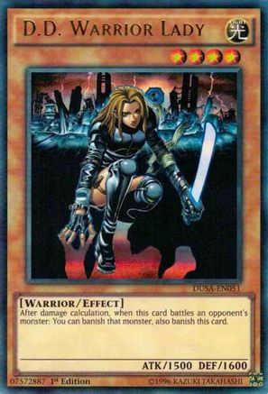 D.D. Warrior Lady (DUSA-EN051) - Duelist Saga 1st Edition