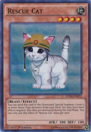 Rescue Cat (DUSA-EN072) - Duelist Saga 1st Edition