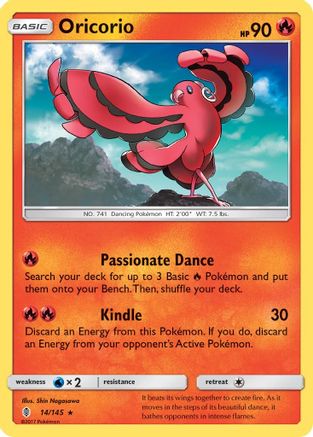 Oricorio (14) 014/145 SM Guardians Rising - Rare