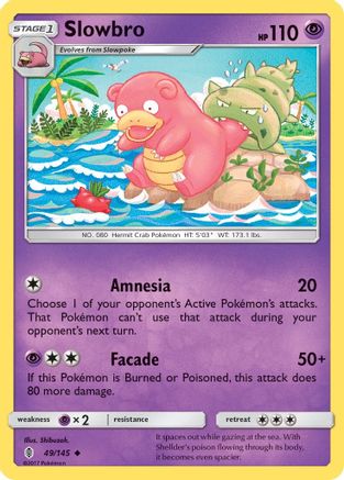 Slowbro 049/145 SM Guardians Rising - Uncommon