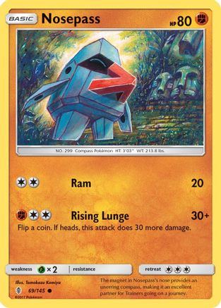 Nosepass 069/145 SM Guardians Rising - Common