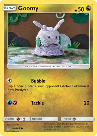 Goomy 094/145 - Reverse Holofoil SM Guardians Rising - Common