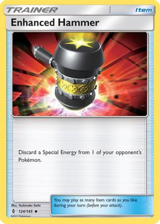 Enhanced Hammer 124/145 - Reverse Holofoil SM Guardians Rising - Uncommon