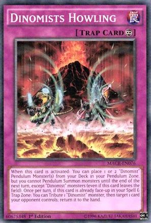 Dinomists Howling (MACR-EN076) - Maximum Crisis Unlimited