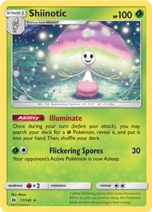 Shiinotic 017/149 Deck Exclusives - Rare