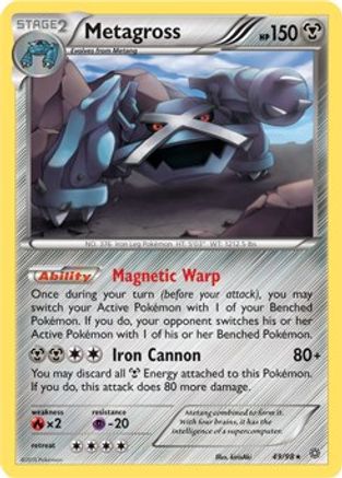 Metagross 049/098 - Holofoil Deck Exclusives - Holo Rare