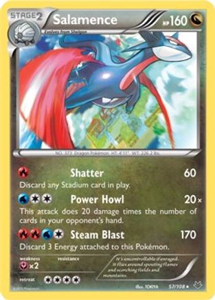Salamence 057/108 Deck Exclusives - Rare