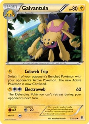 Galvantula 027/119 - Holofoil Deck Exclusives - Holo Rare