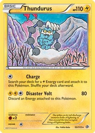 Thundurus 050/113 Deck Exclusives - Rare