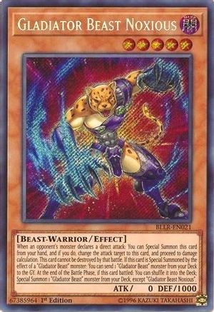 Gladiator Beast Noxious (BLLR-EN021) - Battles of Legend: Light's Revenge 1st Edition