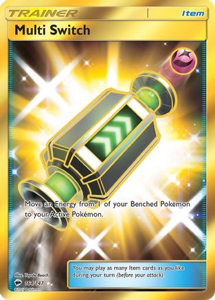 Multi Switch (Secret) 164 - Holofoil SM Burning Shadows - Secret Rare