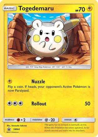 Togedemaru SM44 - Holofoil SM Promos - Promo