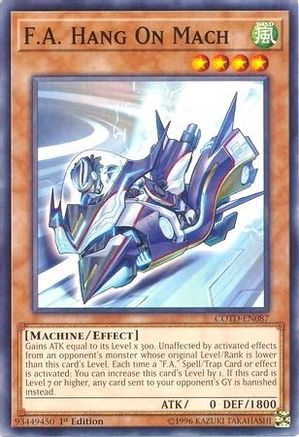 F.A. Hang On Mach (COTD-EN087) - Code of the Duelist Unlimited