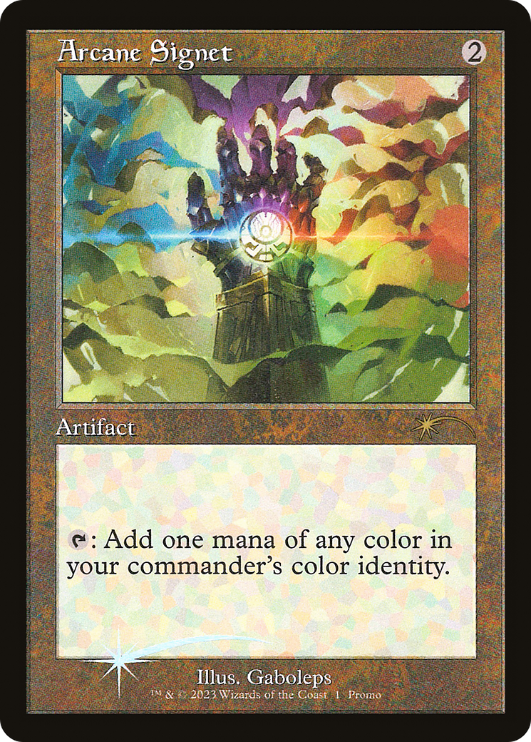 Arcane Signet (Retro Frame) (MFP-01P) - 30th Anniversary Misc Promos Foil