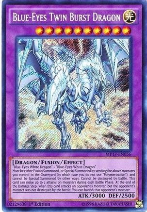 Blue-Eyes Twin Burst Dragon (MP17-EN056) - 2017 Mega-Tins Mega Pack 1st Edition