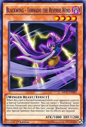 Blackwing - Tornado the Reverse Wind (MP17-EN067) - 2017 Mega-Tins Mega Pack 1st Edition