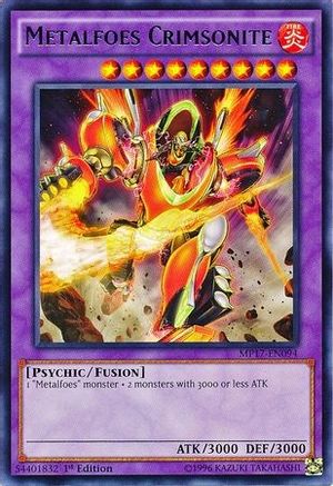 Metalfoes Crimsonite (MP17-EN094) - 2017 Mega-Tins Mega Pack 1st Edition
