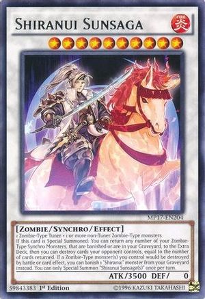 Shiranui Sunsaga (MP17-EN204) - 2017 Mega-Tins Mega Pack 1st Edition