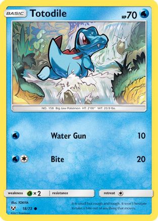 Totodile 018/73 Shining Legends - Common