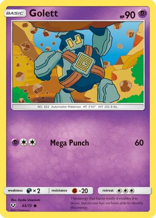 Golett 043/73 Shining Legends - Common