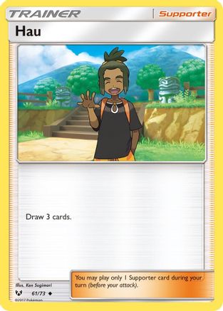 Hau 061 - Reverse Holofoil Shining Legends - Uncommon