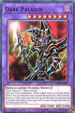 Dark Paladin (LEDD-ENA34) - Legendary Dragon Decks 1st Edition