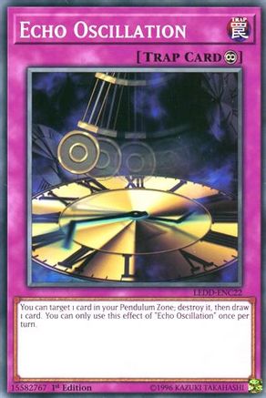 Echo Oscillation (LEDD-ENC22) - Legendary Dragon Decks 1st Edition