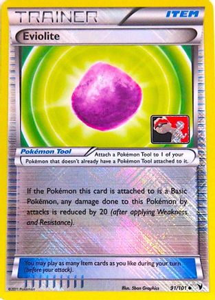 Eviolite 091/101 - Reverse Holofoil League & Championship Cards - Promo
