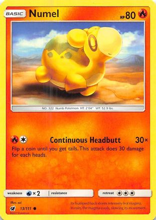 Numel 013/111 SM Crimson Invasion - Common