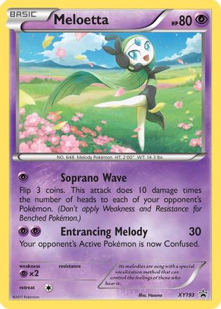 Meloetta XY193 - Holofoil XY Promos - Promo
