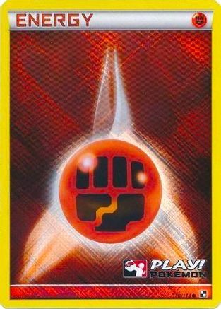 Fighting Energy 110/114 - Holofoil League & Championship Cards - Promo