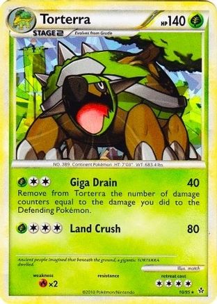 Torterra 010/95 - Holofoil League & Championship Cards - Promo