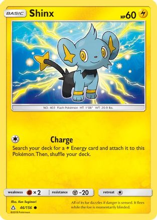 Shinx (46) 046/156 SM Ultra Prism - Common