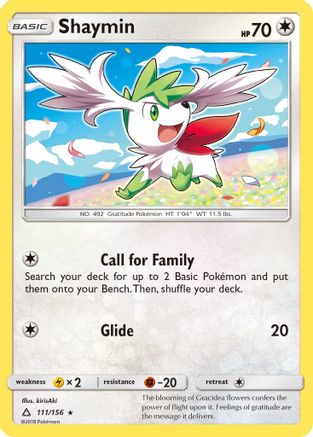 Shaymin (111) 111 SM Ultra Prism - Rare