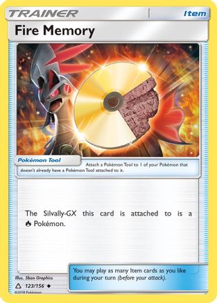 Fire Memory 123 - Reverse Holofoil SM Ultra Prism - Uncommon