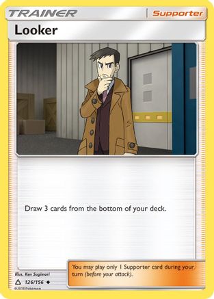 Looker 126/156 - Reverse Holofoil SM Ultra Prism - Uncommon