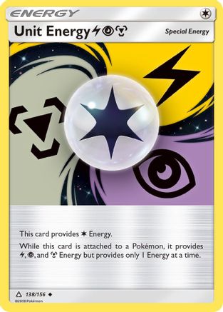 Unit Energy LPM 138/156 - Reverse Holofoil SM Ultra Prism - Uncommon