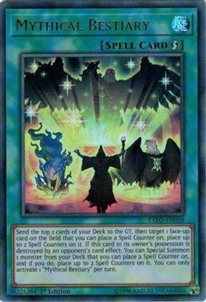 Mythical Bestiary (EXFO-EN058) - Extreme Force 1st Edition