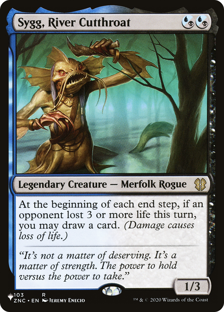Sygg, River Cutthroat (LIST-ZNC-103) - The List