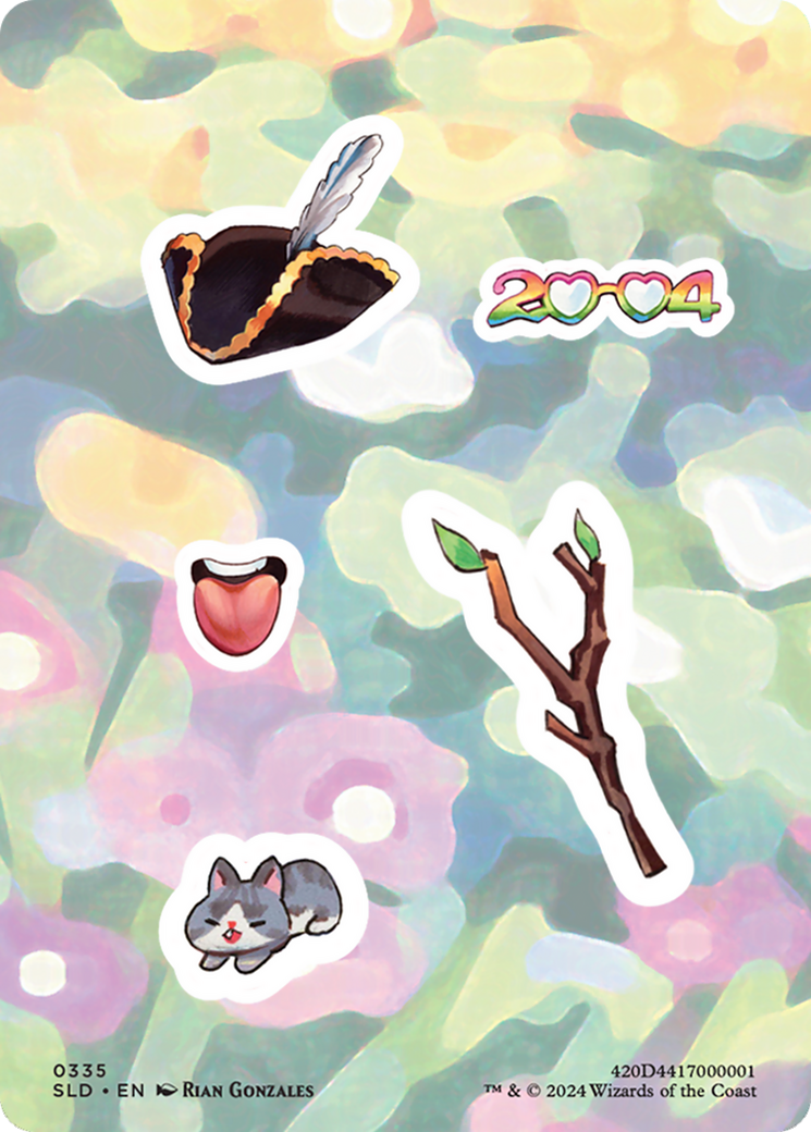 Sticker sheet (SLD-335) - Secret Lair Drop Foil