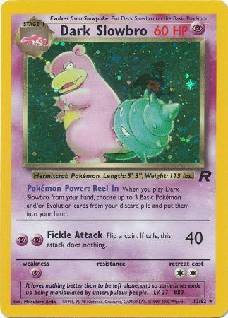 Dark Slowbro (12) 012/82 - Unlimited Holofoil Team Rocket - Holo Rare
