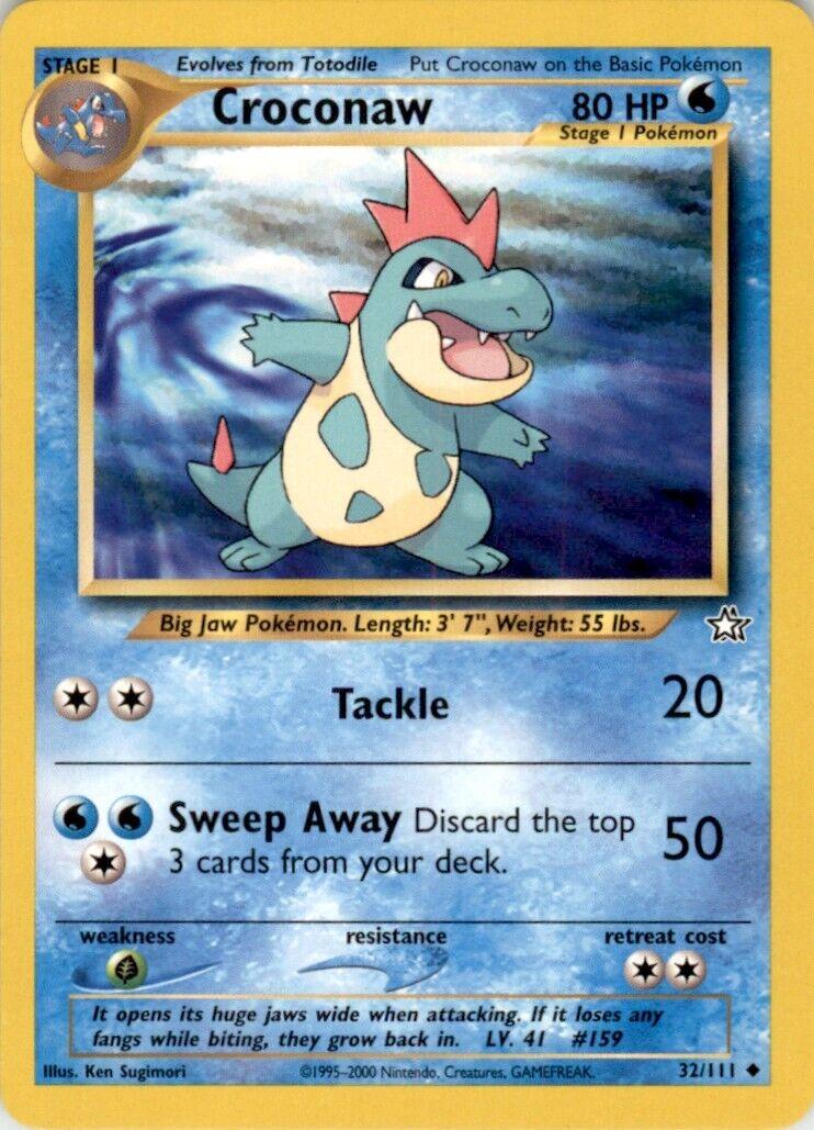 Croconaw (32) 032/111 - Unlimited Neo Genesis - Uncommon