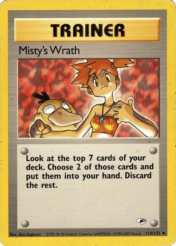 Misty's Wrath 114/132 - Unlimited Gym Heroes - Uncommon
