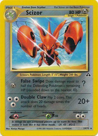 Scizor (29) 029/75 - Unlimited Neo Discovery - Rare